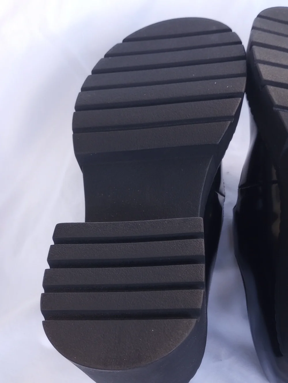 Madden Girl Black Patent Mary Jane Platform Heels